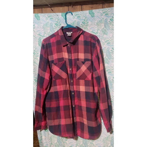 Dizzire Tops - Flannel shirt